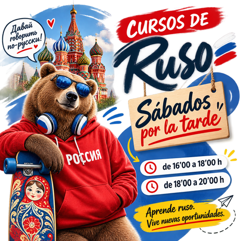 Cursos de ruso sábados por la tarde
